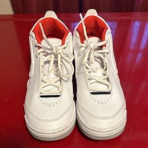 Nike Air Jordan White Red and Black 7Y